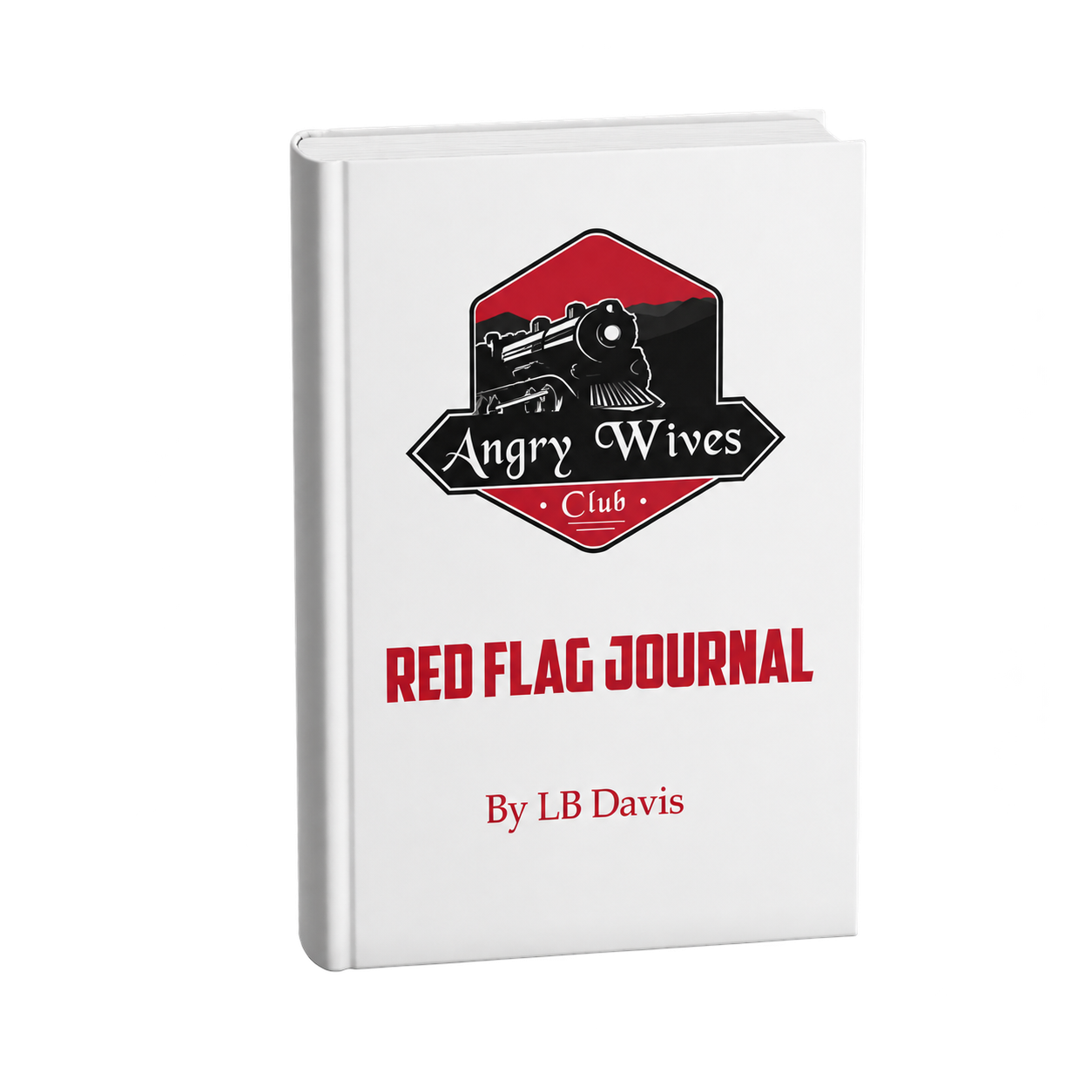 Three-dimensional Red Flag Journal by LB Davis